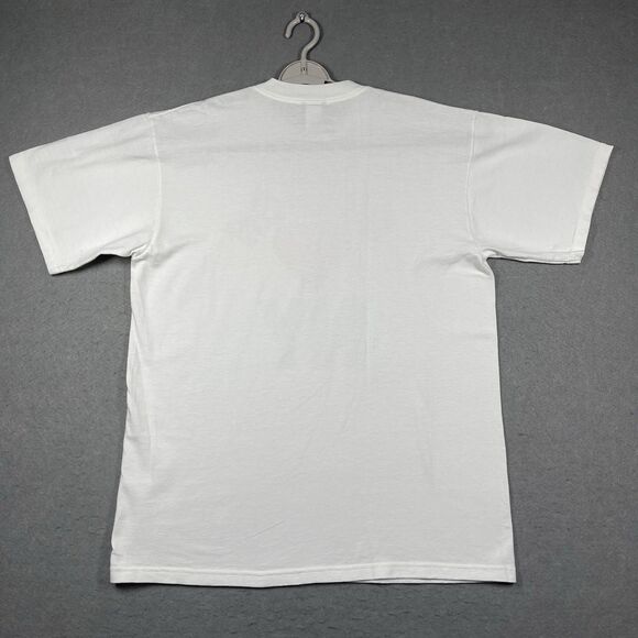 Vintage Oregon Love New York T Shirt White Large 100% Heavy Cotton Made in USA - Picture 4 of 6